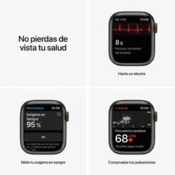 Smartwatch Apple Watch Series 7 GPS+Cellular 41mm Aluminio Verde Correa Verde -Ropa Deportiva Tienda smartwatch apple watch series 7 gpscellular 41mm aluminio verde correa verde 4