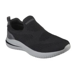 Zapatillas Caminar Hombre SKECHERS Delson 3.0-Fairfield Negro -Ropa Deportiva Tienda zapatillas caminar hombre skechers delson 30 fairfield negro 1
