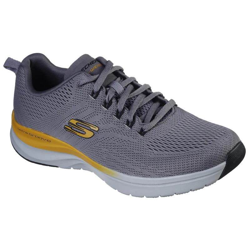 Zapatillas Caminar Hombre SKECHERS Ultra Groove Templar Gris 2 Zapatillas Caminar Hombre SKECHERS Ultra Groove Templar Gris - Imagen 2