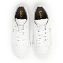 Zapatillas De Lona Para Mujer Lois 61326 Blancas Con Suela Antideslizante -Ropa Deportiva Tienda zapatillas de lona para mujer lois 61326 blancas con suela antideslizante 3