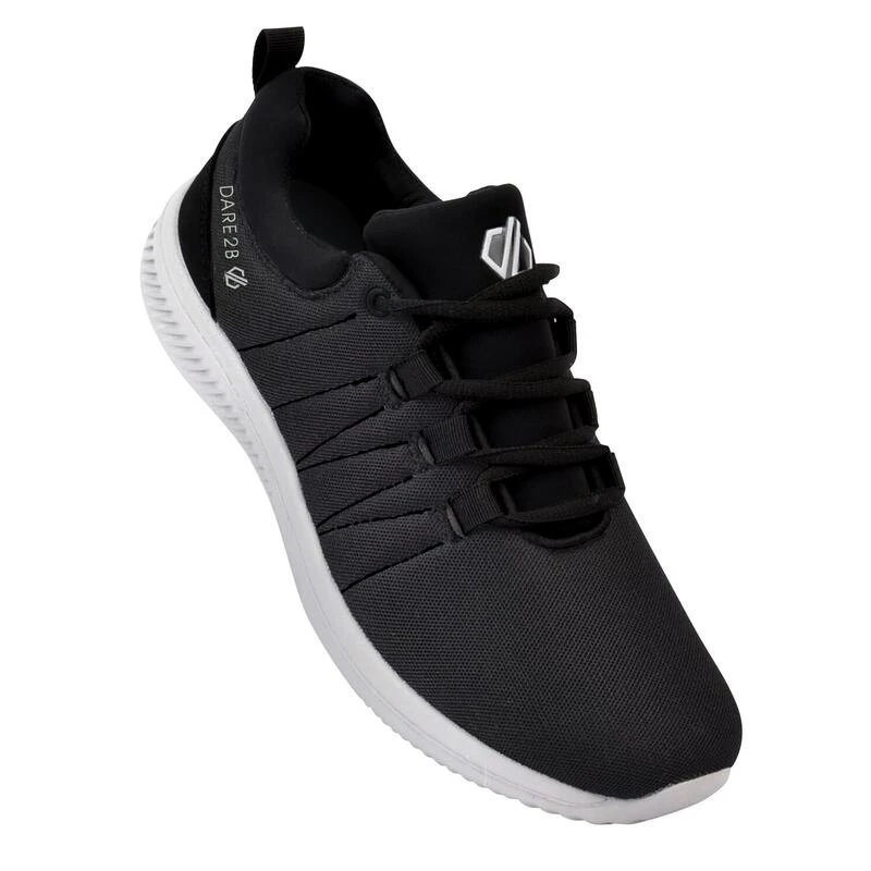 Dare 2b Zapatillas Deportivas Sprint Con Cordones Para Hombre Negro, Blanco 1 Dare 2b Zapatillas Deportivas Sprint Con Cordones Para Hombre Negro, Blanco